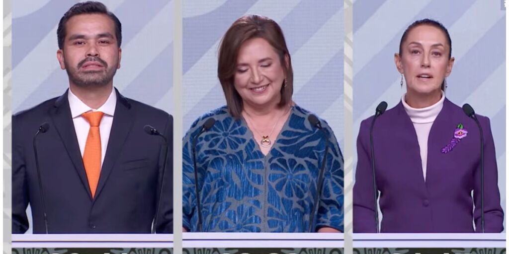 tercer debate presidencial México 19 de mayo 2024 Jorge máynez xóchitl Gálvez Claudia Sheinbaum